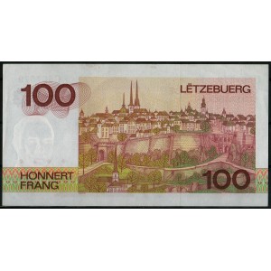 Люксембург 100 франков 1980 - XF