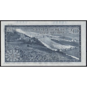 Люксембург 20 франков 1966 - UNC