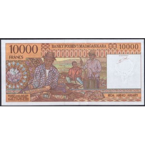 Мадагаскар 10000 франков 1995 - UNC