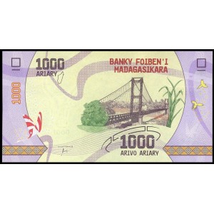 Мадагаскар 1000 ариари 2017 - UNC