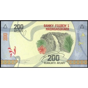 Мадагаскар 200 ариари 2017 - UNC