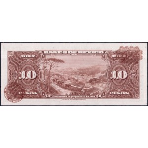 Мексика 10 песо 1965 - UNC