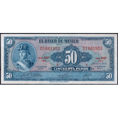 Мексика 50 песо 1972 - UNC
