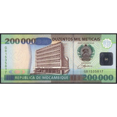 Мозамбик 200 000 метикалов 2003 - UNC