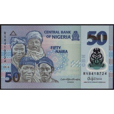 Нигерия 50 найра 2016 - UNC