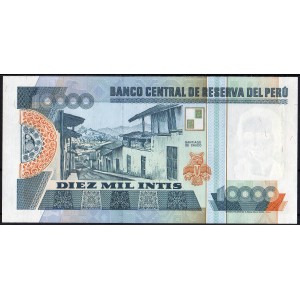 Перу 10000 инти 1988 - UNC