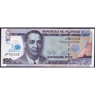 Филиппины 100 песо 2013 --UNC