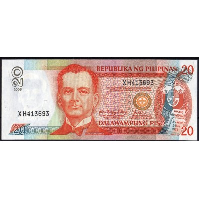 Филиппины 20 песо 2005 - UNC