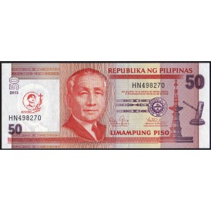 Филиппины 50 песо 2013- UNC 