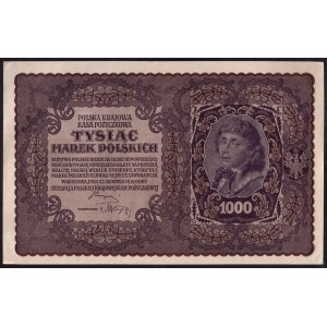 Польша 1000 марок 1919 - AUNC