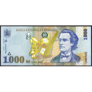 Румыния 1000 лей 1998 - UNC
