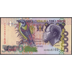 Сан-Томе и Принсипи 5000 добр 1996 - UNC