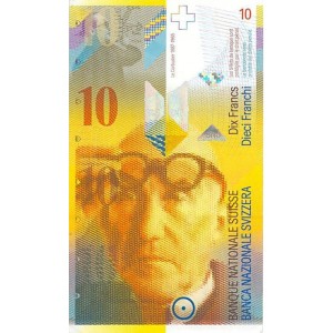 Швейцария 10 франков 2000 - UNC