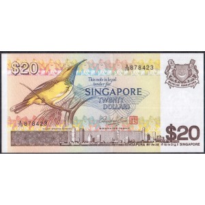 Сингапур 20 долларов 1979 - UNC