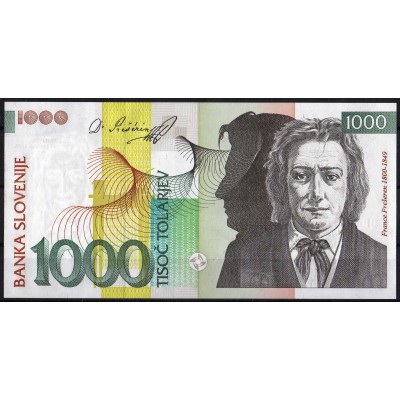 Словения 1000 толаров 2005 - AUNC