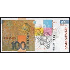 Словения 100 толаров 1992 - UNC