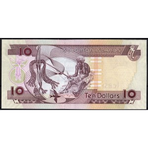 Соломоновы острова 10 долларов 2004 - UNC