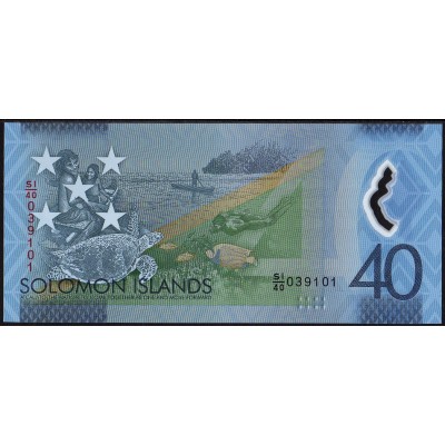 Соломоновы острова 40 долларов 2018 - UNC