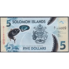 Соломоновы острова 5 долларов 2019 - UNC