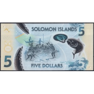 Соломоновы острова 5 долларов 2019 - UNC