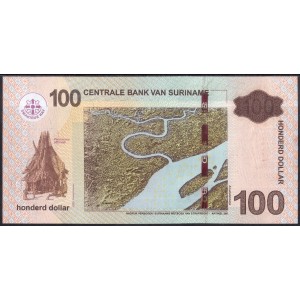 Суринам 100 долларов 2012 - UNC