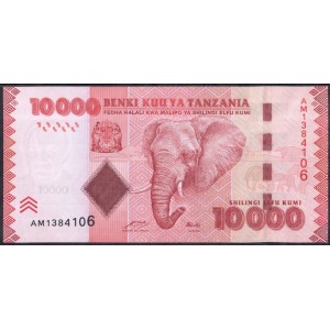 Танзания 10000 шиллингов 2010 - UNC
