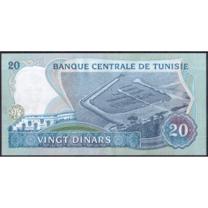 Тунис 20 динаров 1983 - UNC