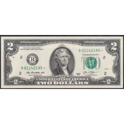 США 2 доллара 2013 * - UNC