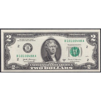 США 2 доллара 2017 A - UNC