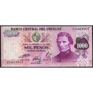 Уругвай 1000 песо 1974 - UNC