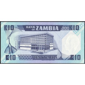 Замбия 10 квача 1980 - UNC