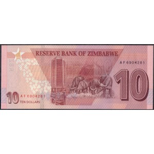 Зимбабве 10 долларов 2020 - UNC