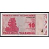 Зимбабве 10 долларов 2009 - UNC