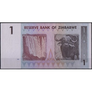 Зимбабве 1 доллар 2007 - UNC