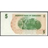 Зимбабве 5 долларов 2007 - UNC
