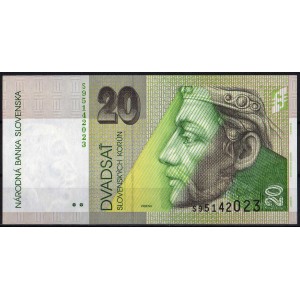 Словакия 20 крон 2006 - UNC